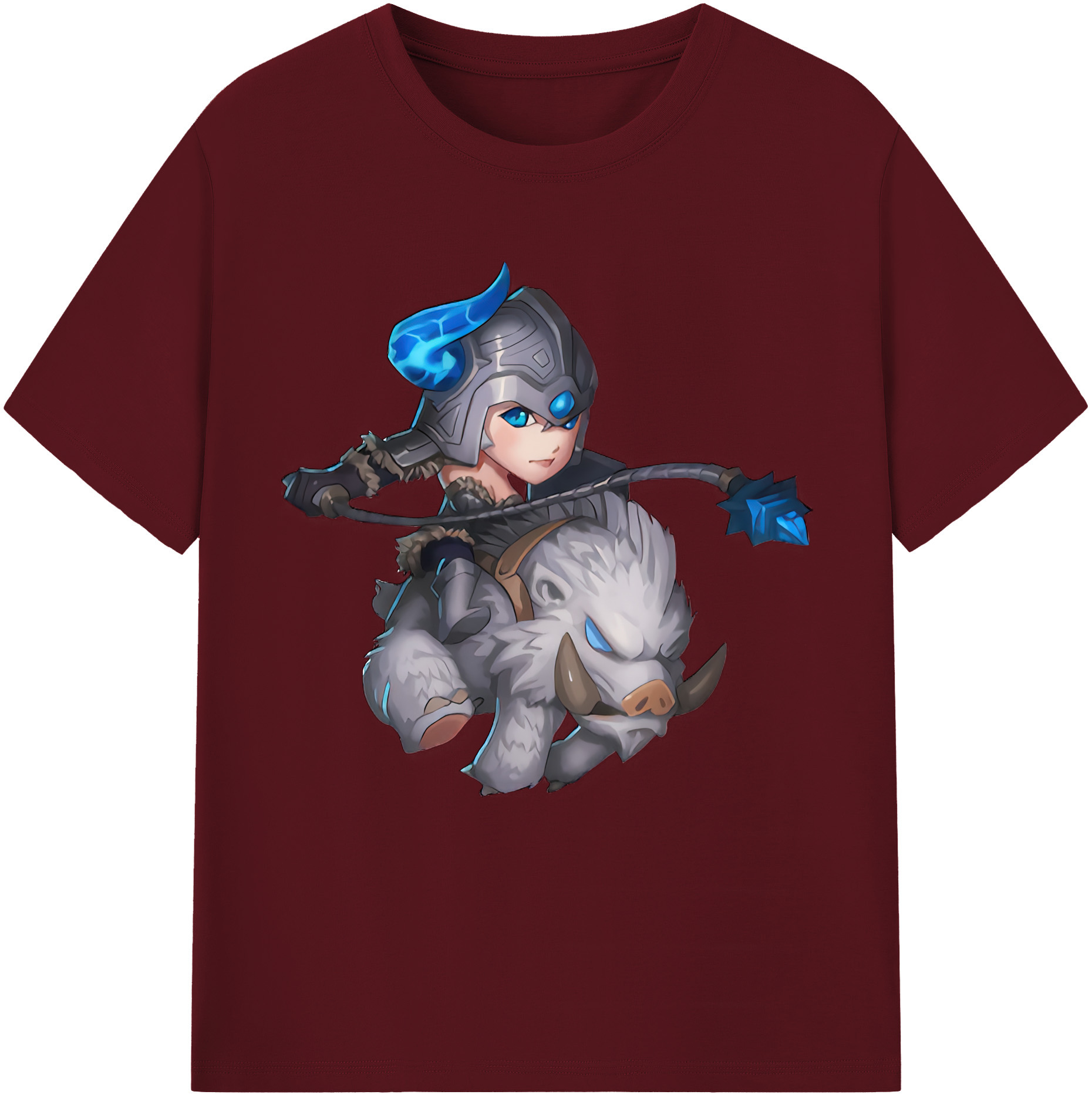 リーグ・オブ・レジェンド League of Legends LOL 綿100％半袖Tシャツ（フロントプリント）